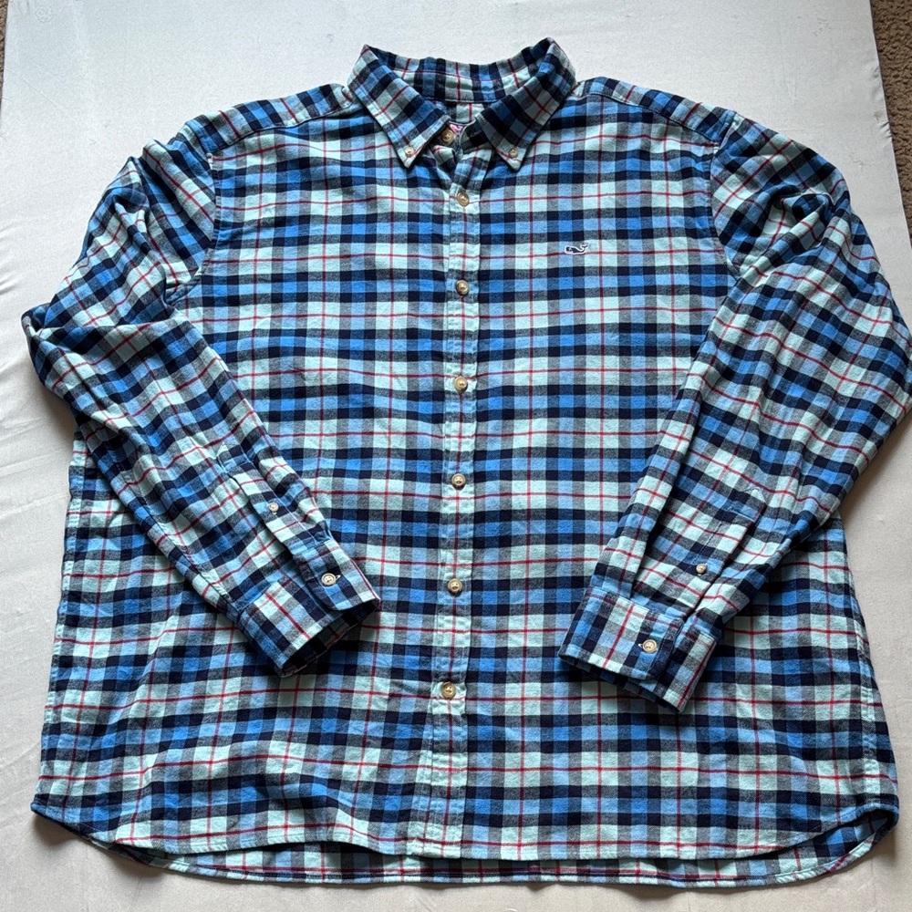 Vineyard Vines Men's Multicolor Plaid Shirt